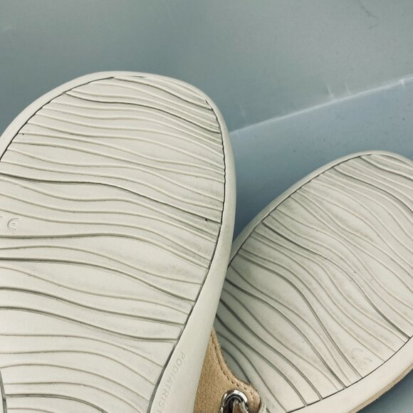 Vionic Wanda Flip Flop Womens Size 10 Beige T Strap Snake Embossed Thong Sandal - Picture 9 of 10